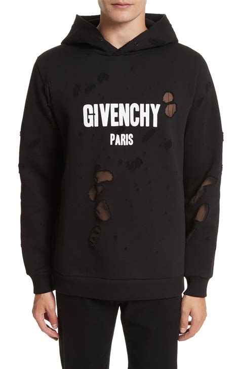 Here are pics of 69callme Givenchy Distressed Hoodie with